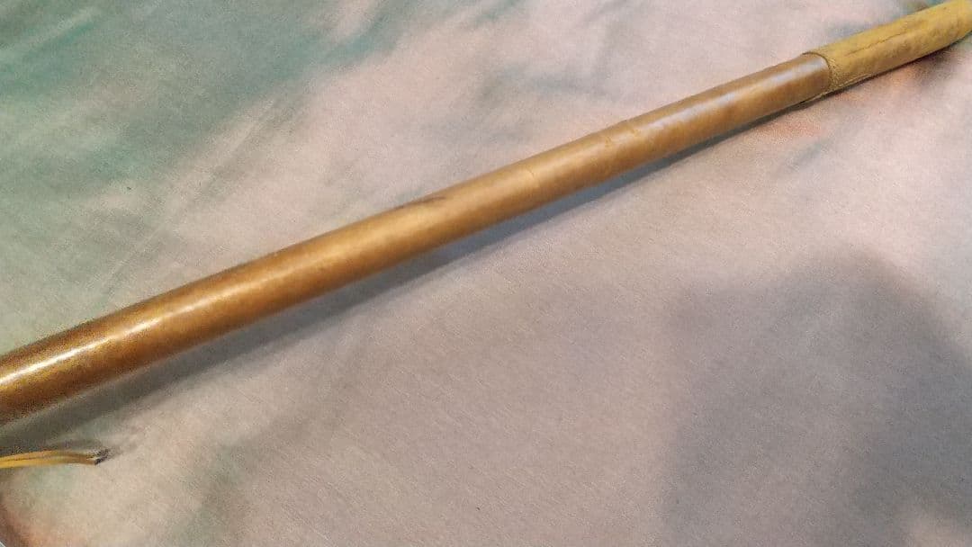 【概ね美品】模造刀 軍刀 革鞘 皮鞘 時代 ミリタリー サバゲー 日本軍 鍔