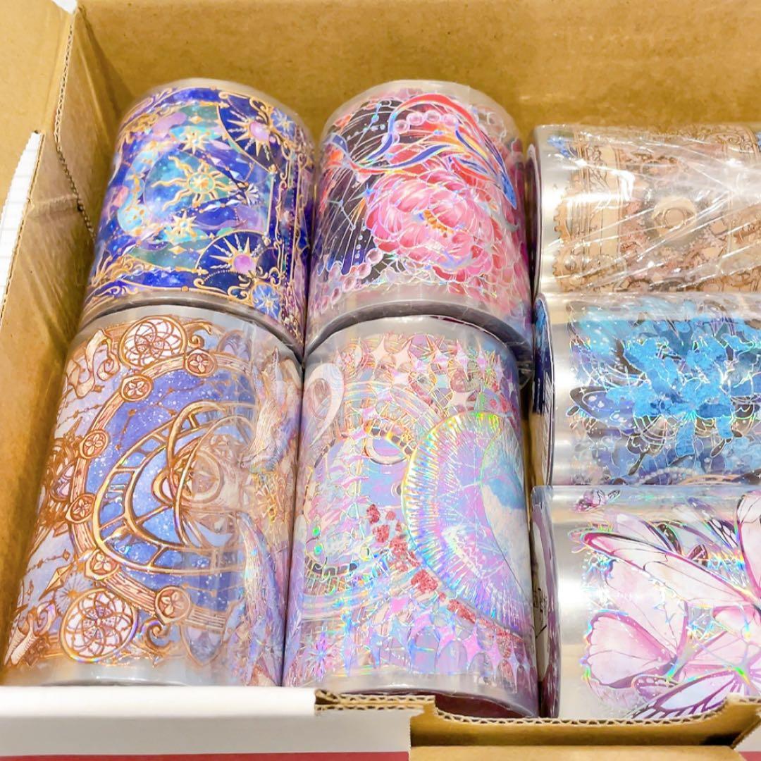 【蝶マステ多め】装飾マステ 新品 まとめ売り 10巻 海外マスキングテープ