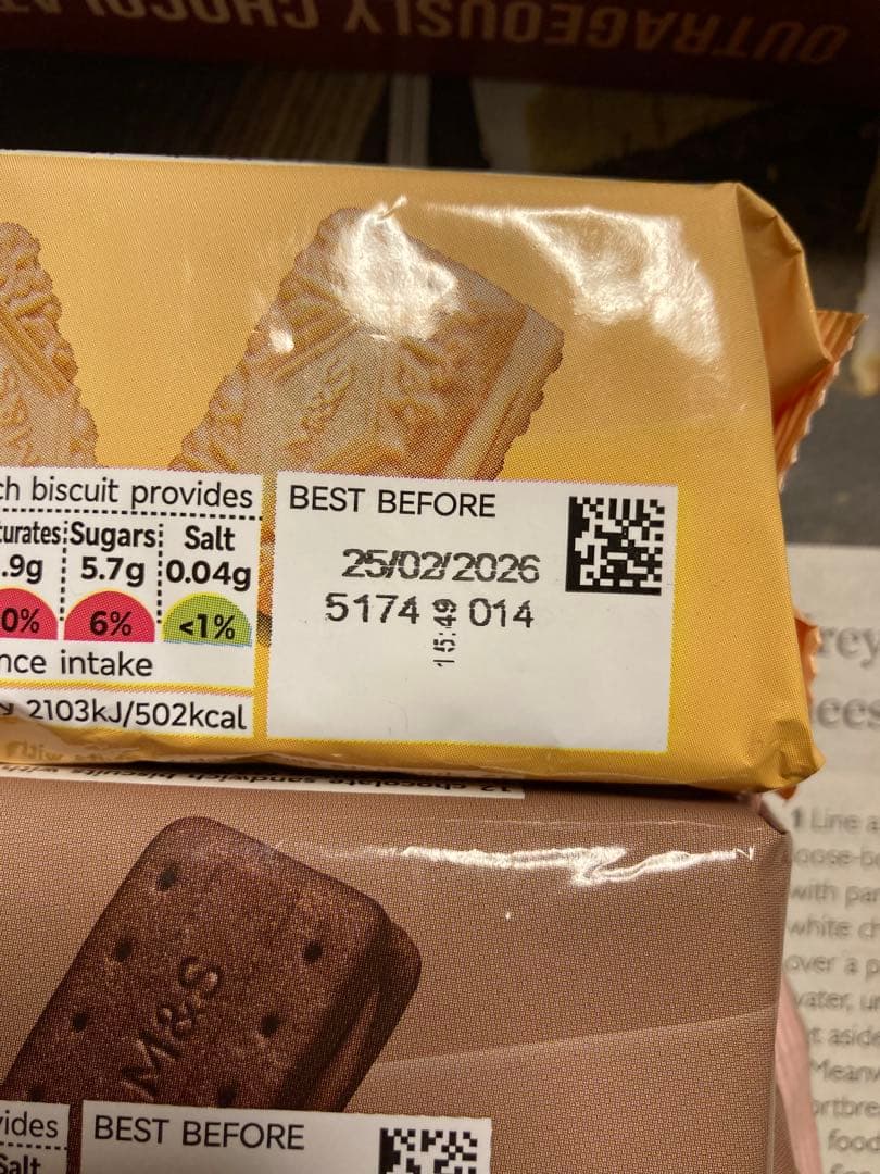 ヴィクトリアケーキ様M&Sクッキーセット6点