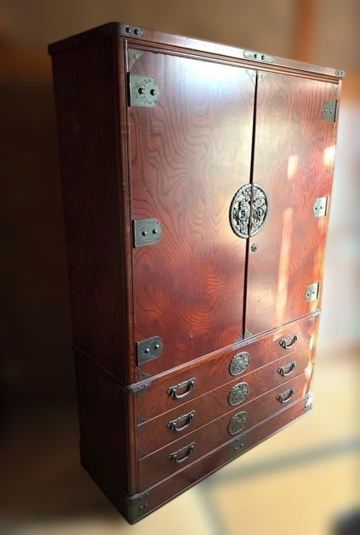 和箪笥 着物収納 桐箪笥 大型 日本製 婚礼家具 和モダン 古民家