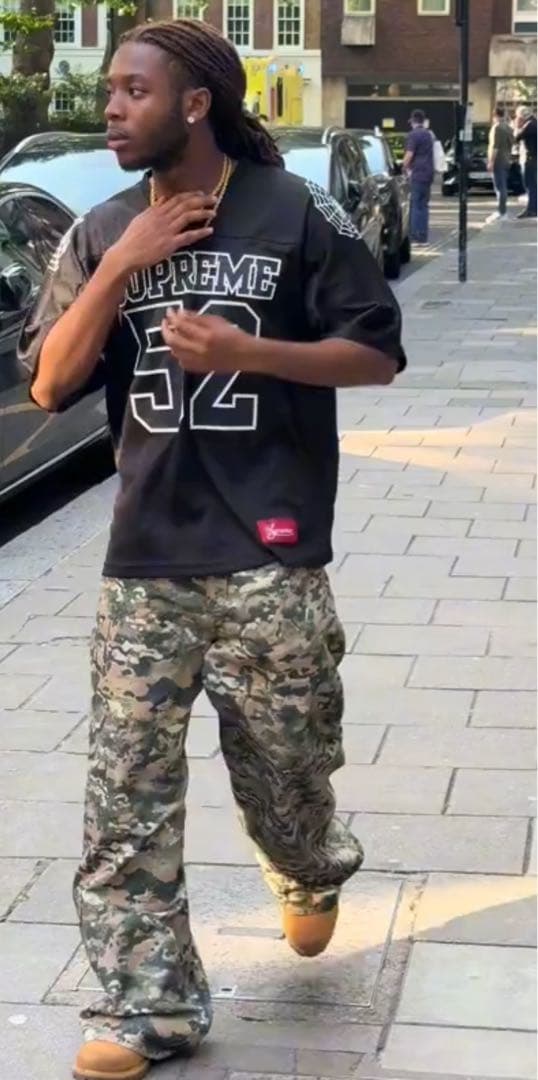 シャツ Supreme Spiderweb Football Jersey L