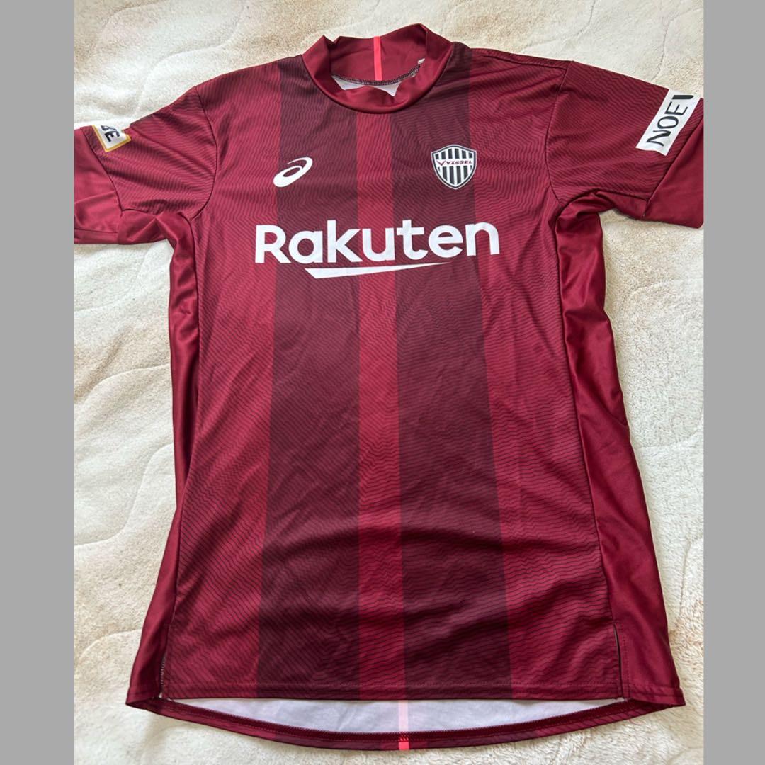 ユニフォーム ヴィッセル神戸 Tシャツ 半袖 無地 アシックス asics L