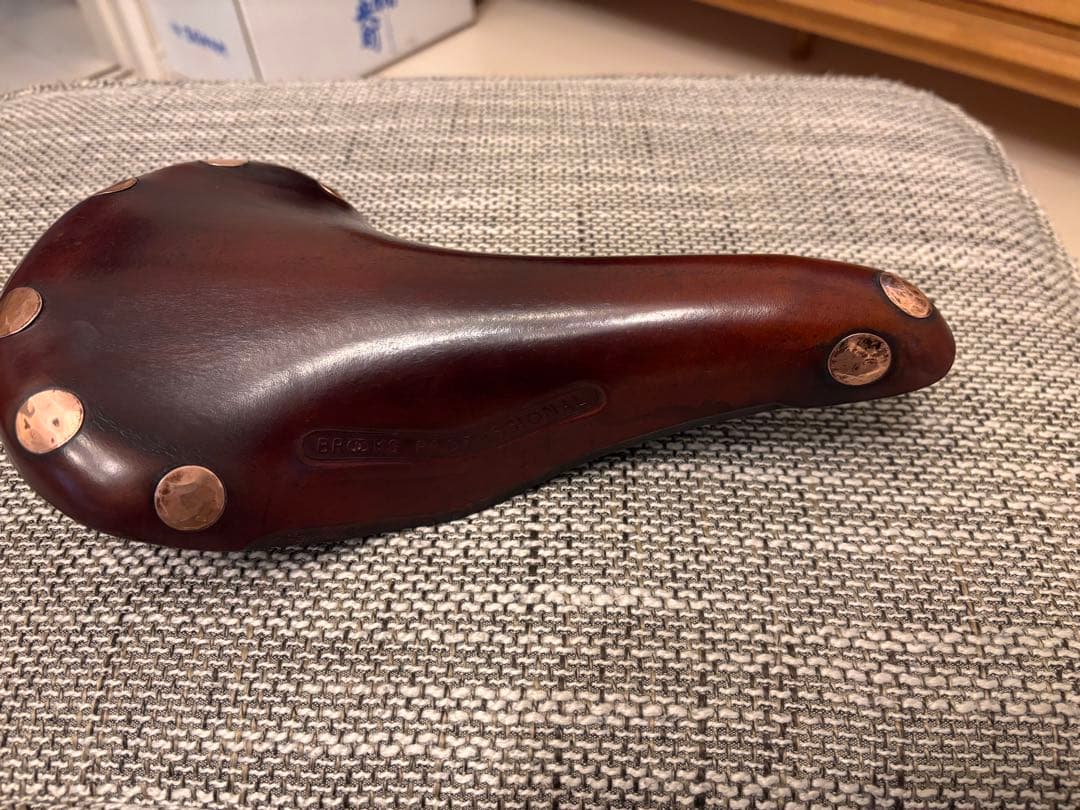 ブルックス　革サドル　チームプロフェッショナル　レザー　ブラウン　BROOKS