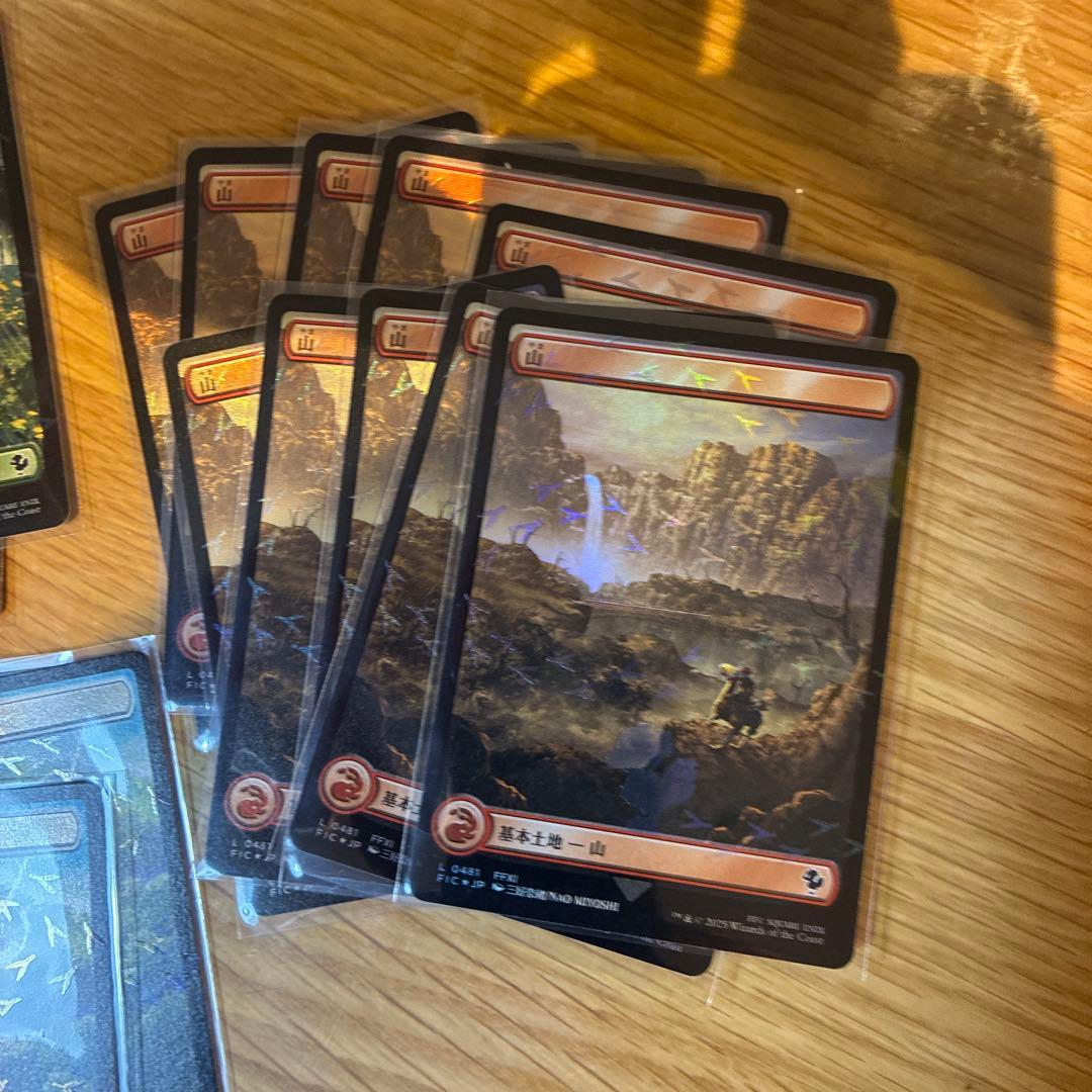 MTG チョコボバンドル 土地 foil 5種×10枚セット FF