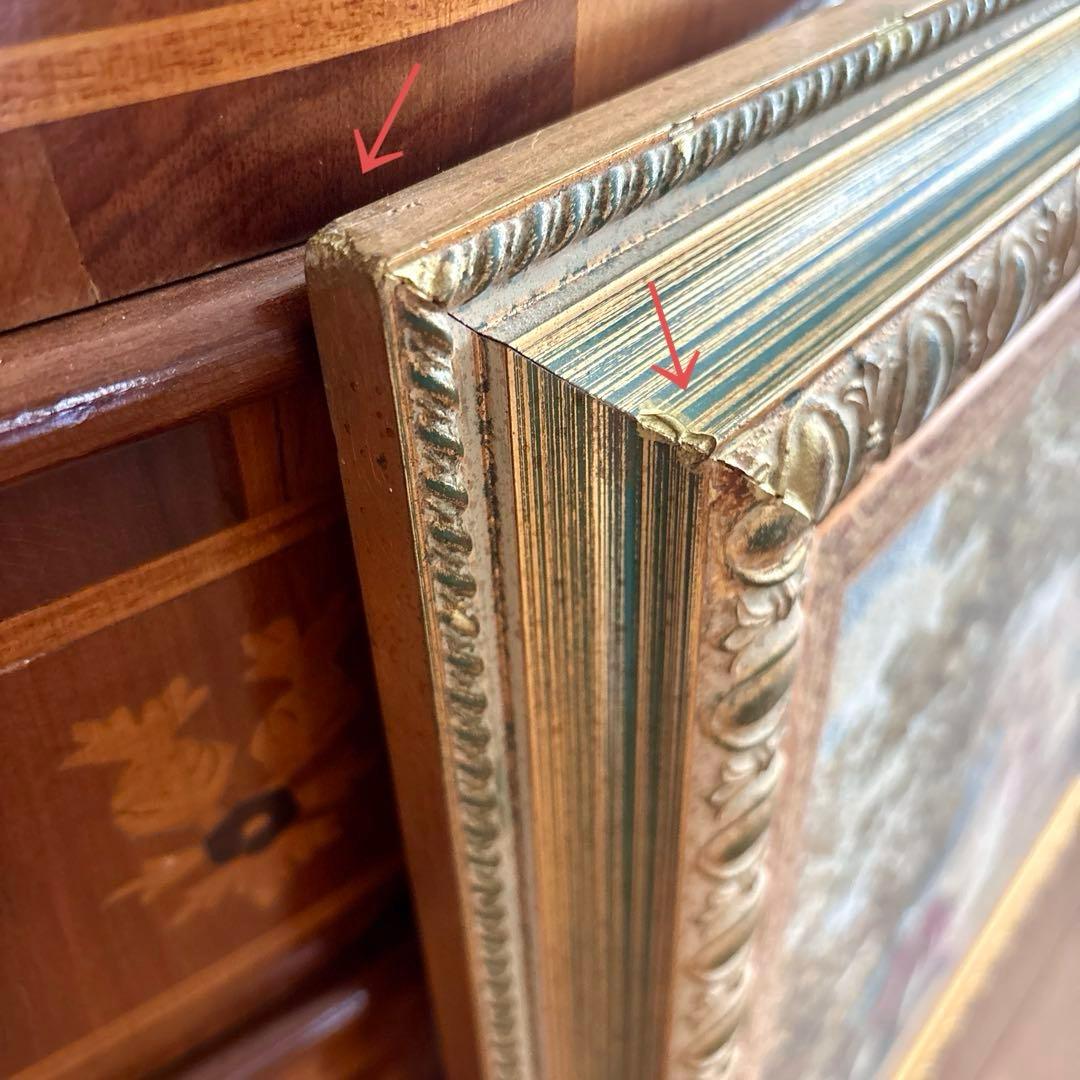 イタリア製　ゴブラン織　絵画