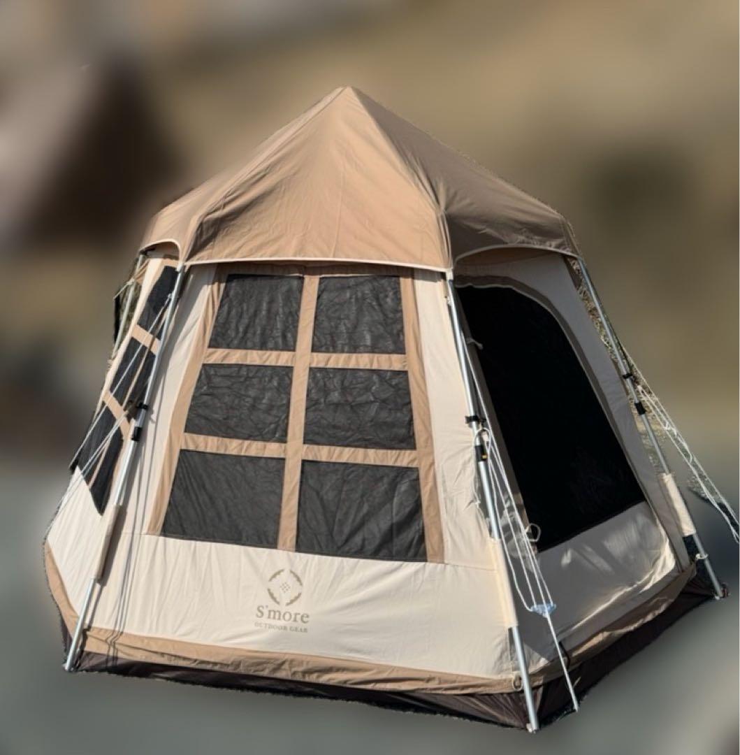 スモア ラテロッジ(tc)ワンタッチテント グランドシート付