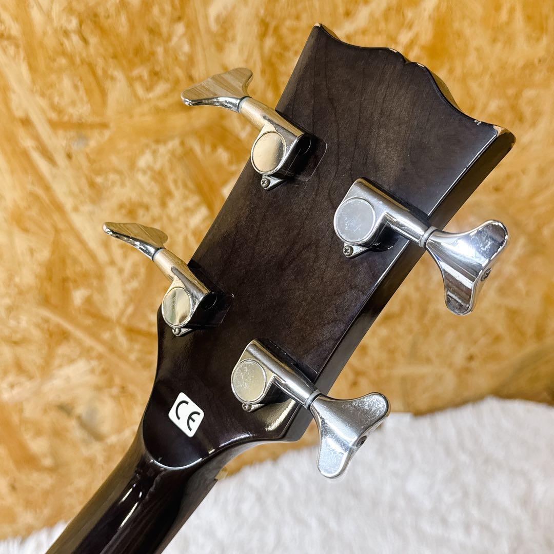 GrassRoots フレイムメイプルトップ レスポールベース シースルカラー