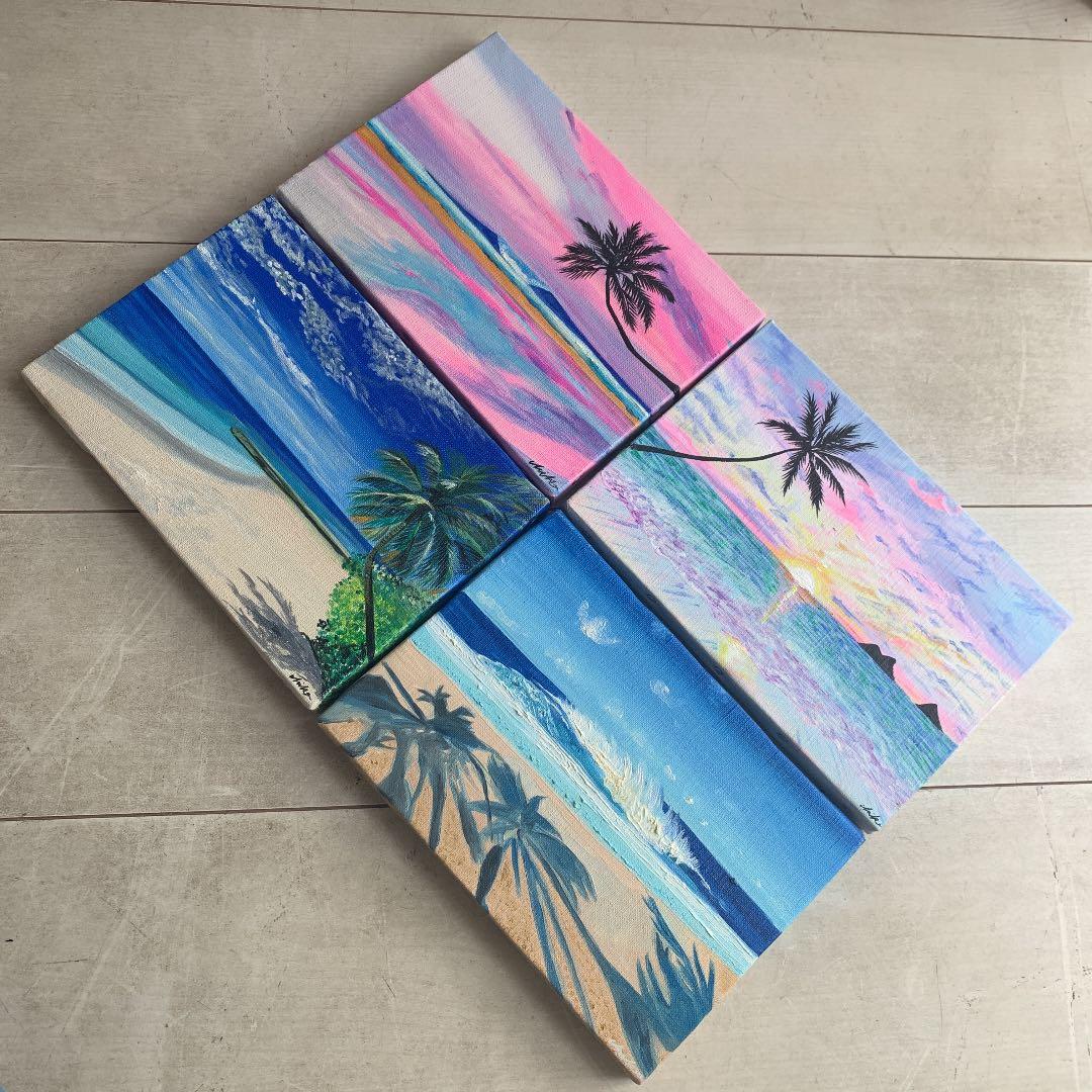 油絵キャンパス 海の絵 絵 インテリア アート ロンハーマン H＆M