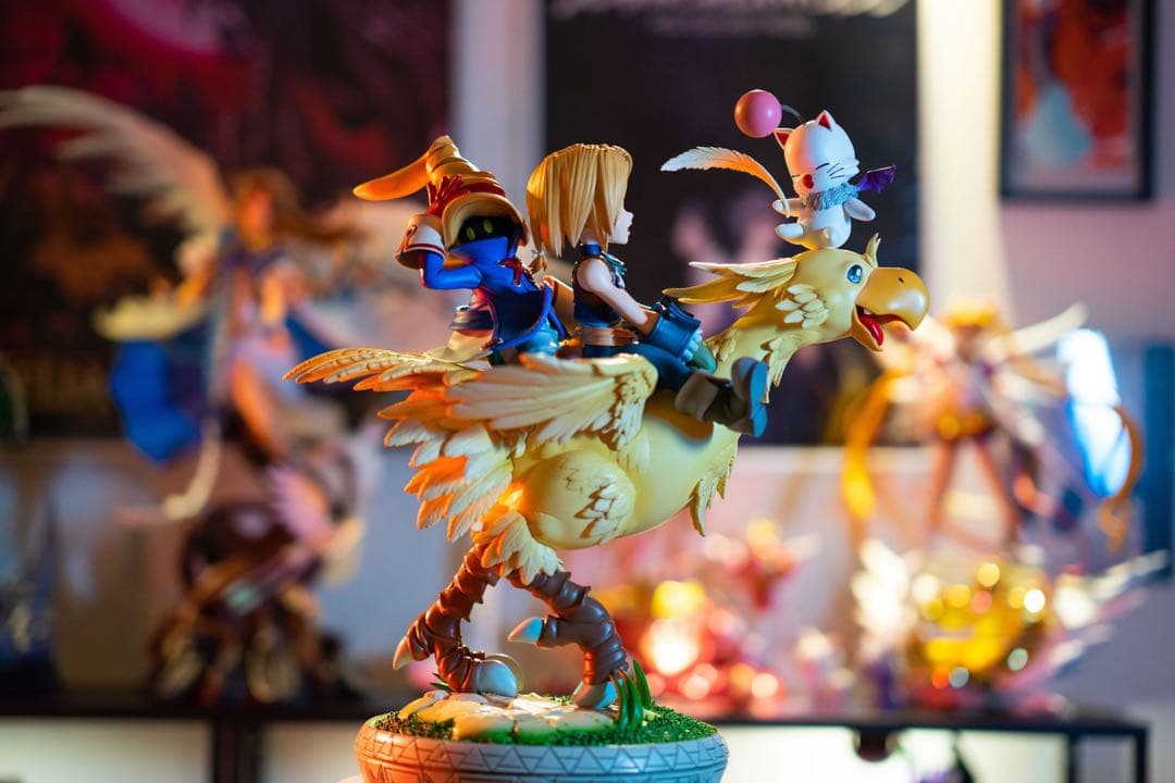 ファイナルファンタジーIX Gakaboxビビ ジタン スタチュー フィギュア