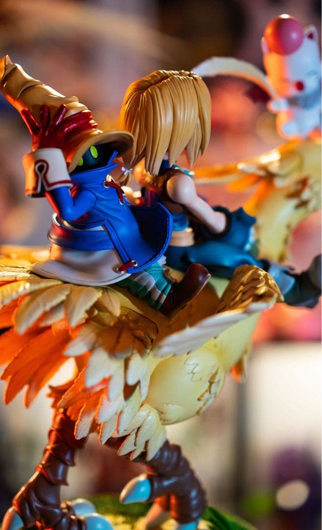 ファイナルファンタジーIX Gakaboxビビ ジタン スタチュー フィギュア