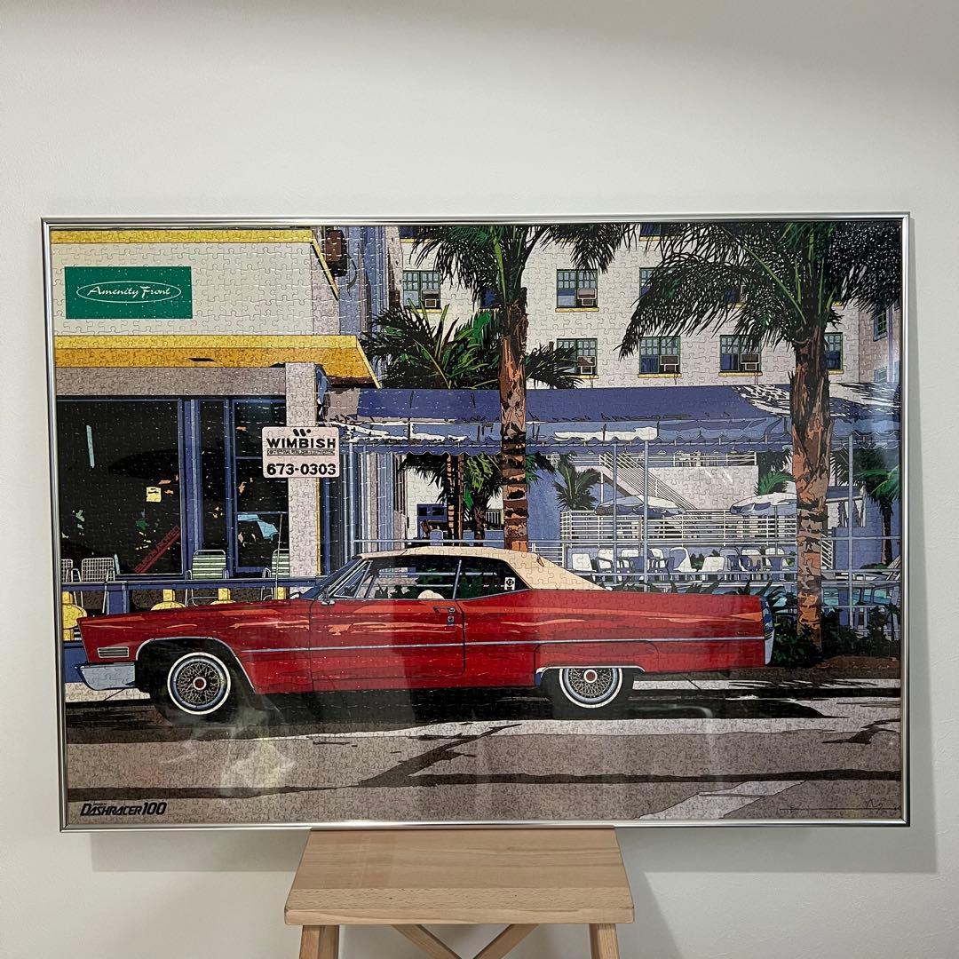 鈴木英人 パズル 特大 エネオス プレゼント アメ車 イラスト 昭和 平成