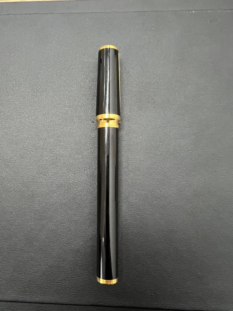 [美品]高級万年筆 18金ペン先 黒