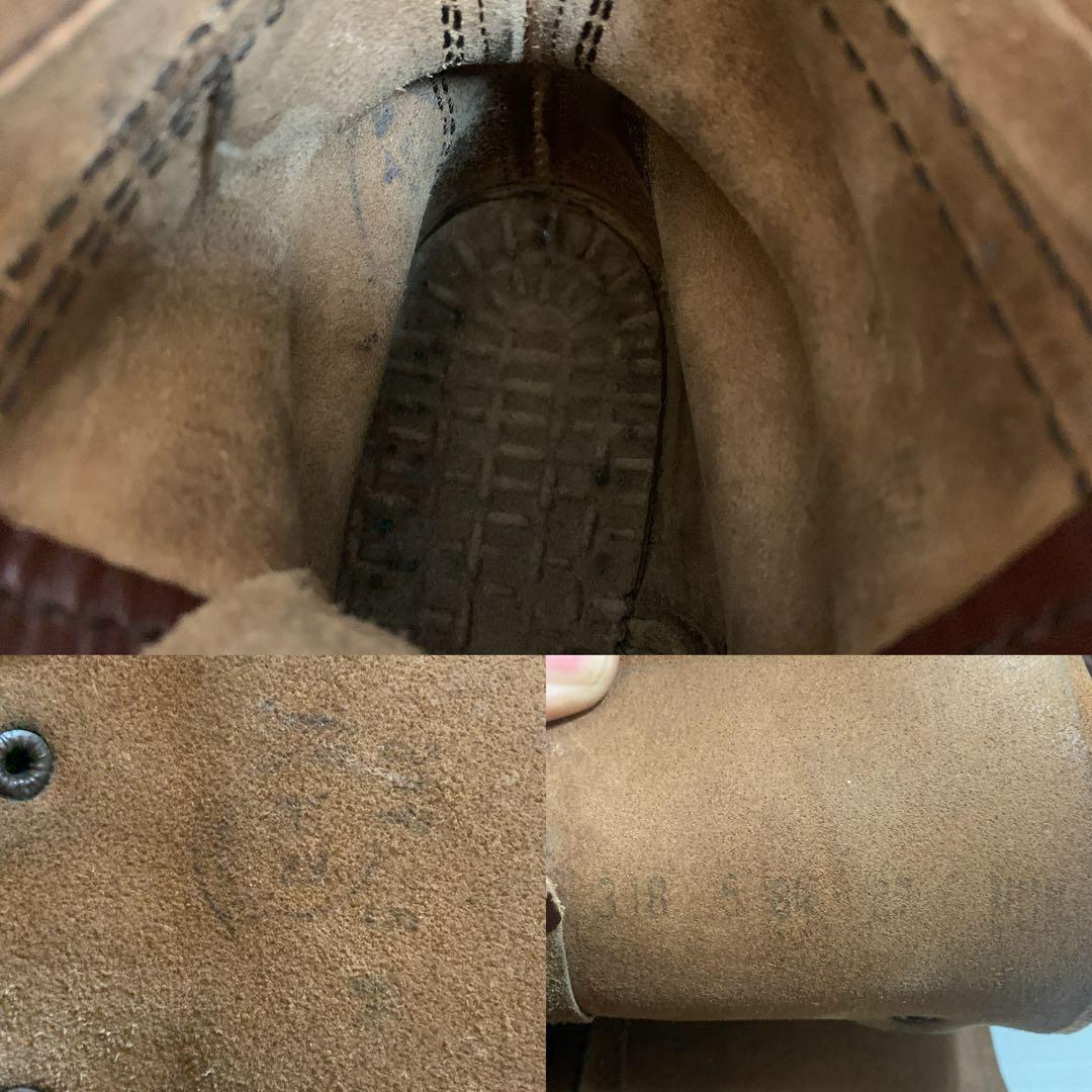 Poland VINTAGE 80s ポーランド軍 ミリタリーブーツ ブラウン