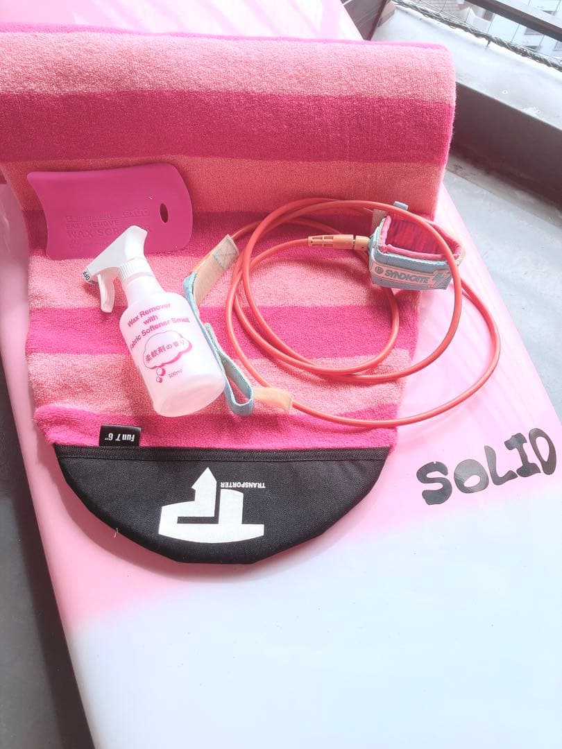 SOLIDミニロング 7'0\" ミッドレングス EPS素材 ピンク まとめ売り