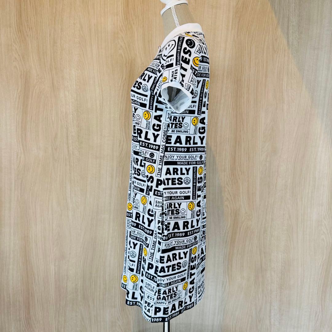 PEARLY GATES　パリーゲイツ　ポロシャツワンピース　総柄　1サイズ