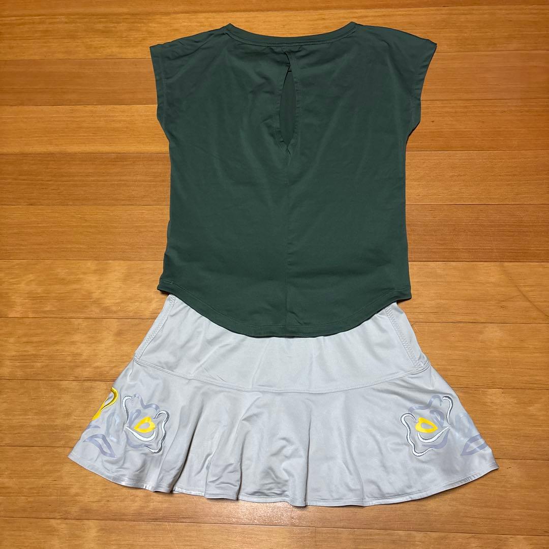 アディダスステラマッカートニー スコート、アディダスシャツ、２点セット