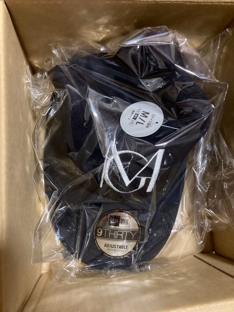 ミセスグリーンアップル ニューエラ ロゴキャップ ネイビー ピンズ付き