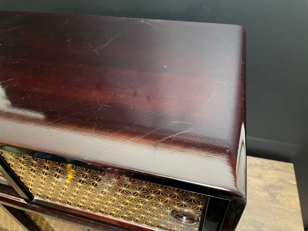 勲六等瑞宝章受章　露木清次創作　箱根寄木細工　小箪笥　伝統工芸品