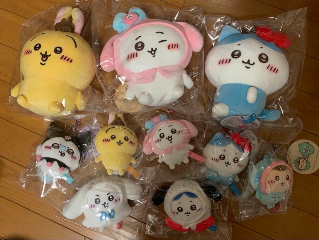 ちいかわ×サンリオキャラクターズ　ぷちミニマスコット ぬいぐるみ