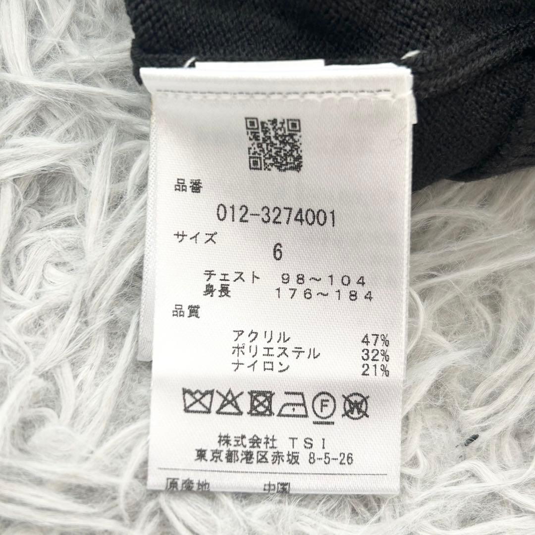 新品　ニューバランスゴルフ　タートルネック　ニット　セーター　ブラック　サイズ6