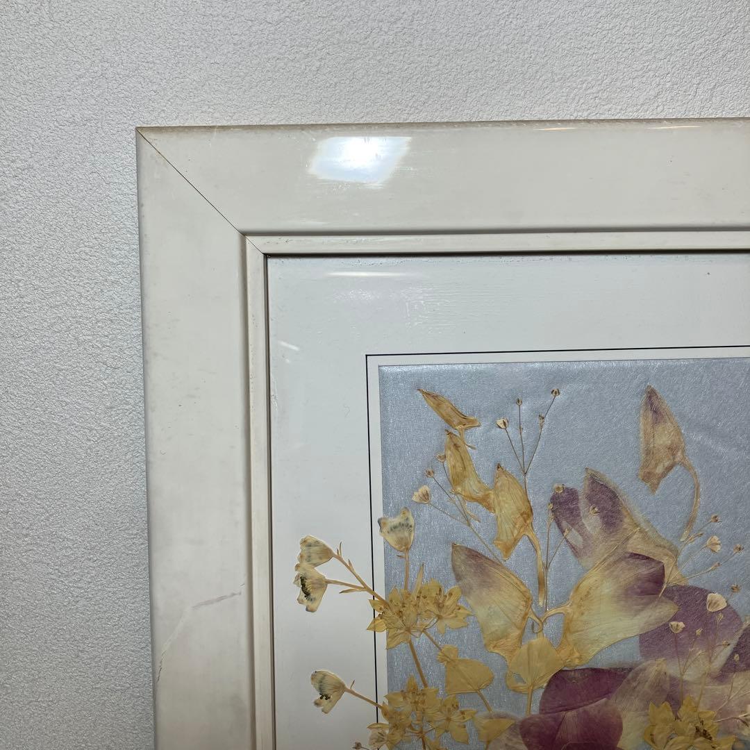 レトロ Eternal Flower 押し花アート 額装 インテリア 壁掛け