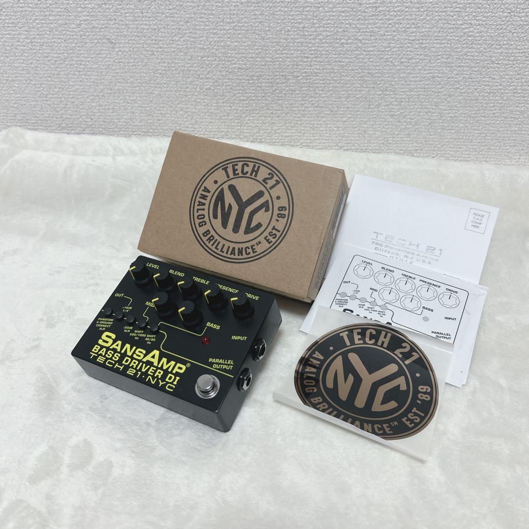 未使用級　SansAmp Bass D DI TECH 21 NYC