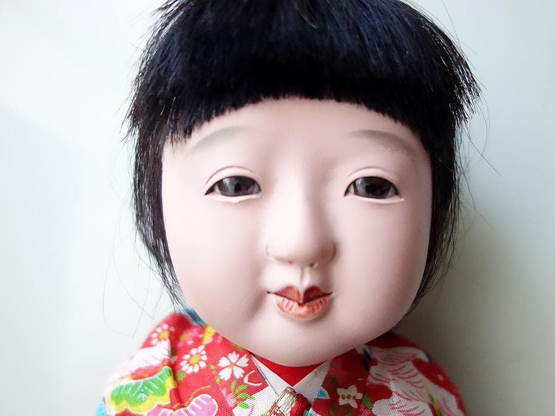 市松人形 日本人形 昭和レトロ　Z96