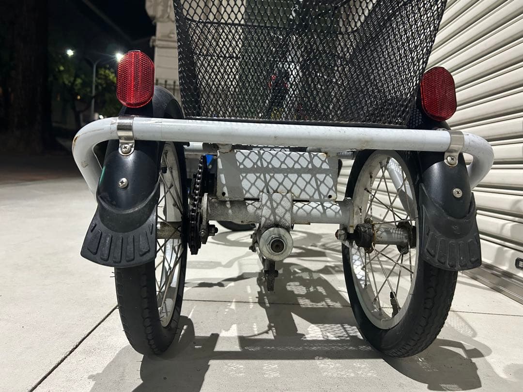 兵庫県神戸市より！ミムゴ三輪電動自転車アシラクpetit修理ベースですが乗れます