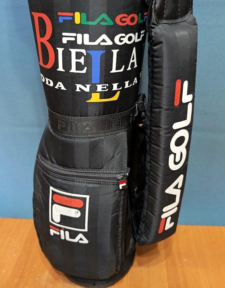 珍品！フィラ「FILA ゴルフキャディバッグ」ロケット型