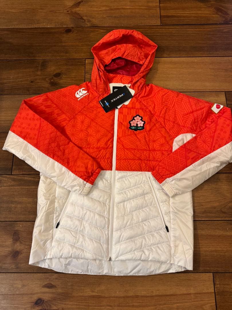 新品タグ付 カンタベリー日本代表JAPAN インサレーションジャケット赤XL