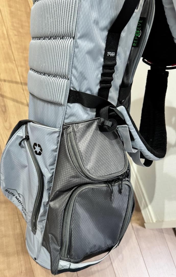 サンマウンテン グレー スタンド キャディバッグ 軽量