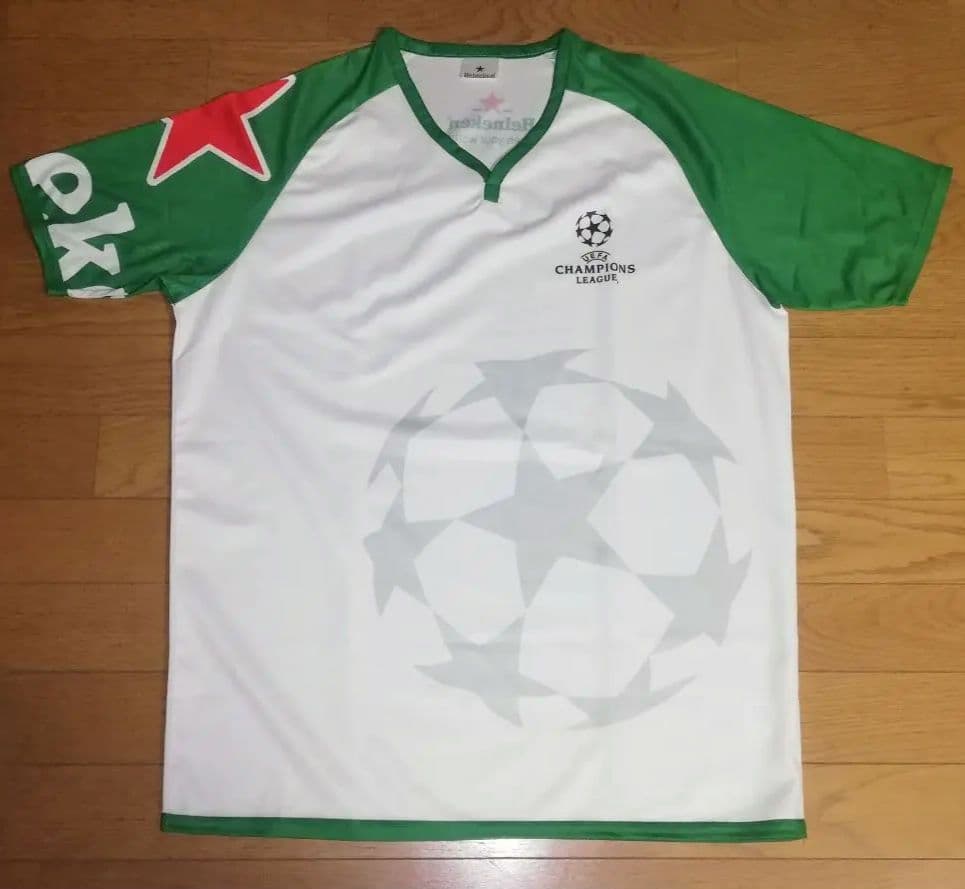 【匿名配送】【入手困難】【非売品】UCL　チャンピオンズリーグ　シャツ　白　緑