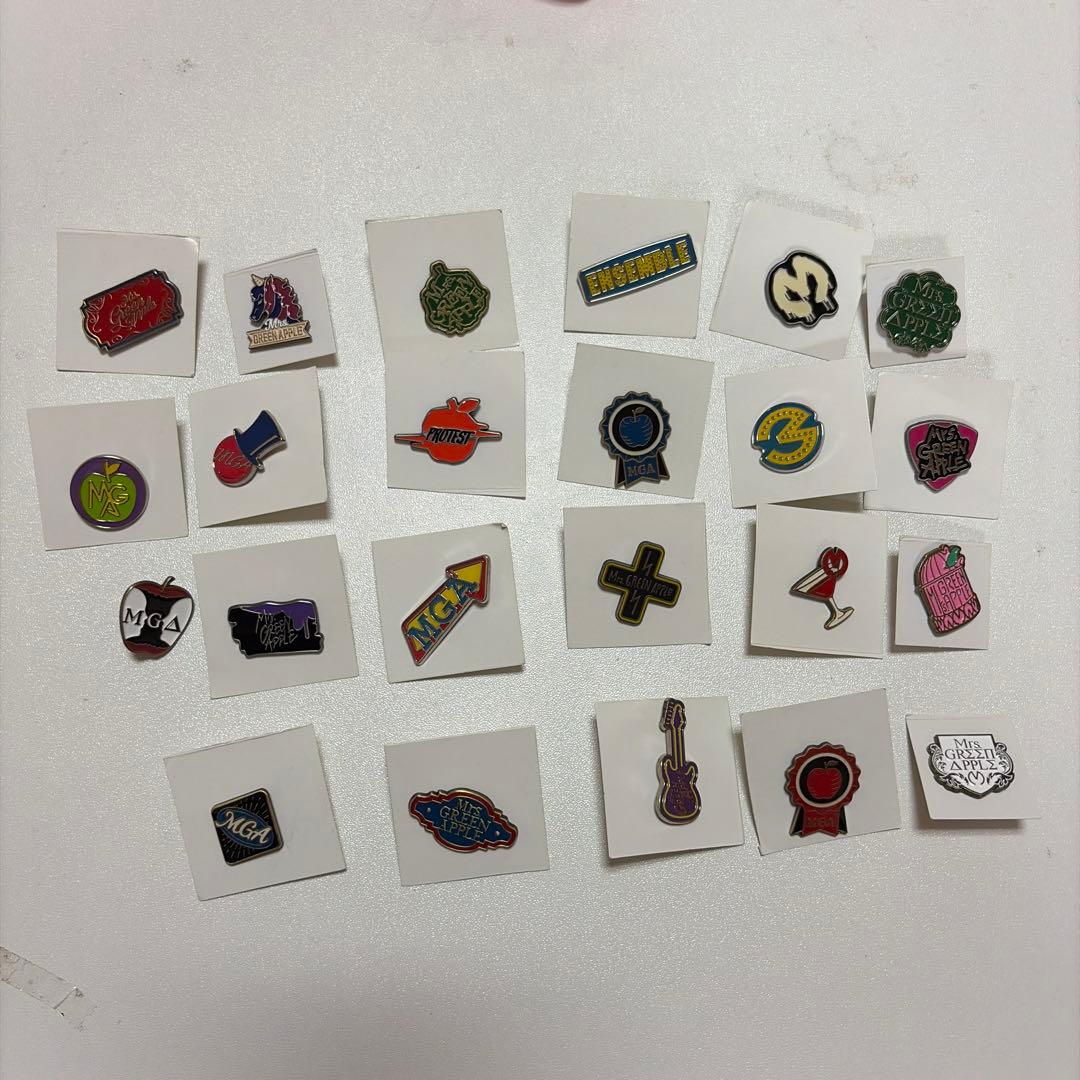 Mrs. GREEN APPLEピンバッジセット