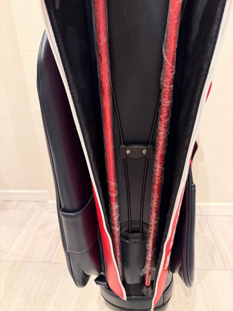 たとぅ〜ん パーリーゲイツ キャディバッグ トリコロール ヘッドカバー付き