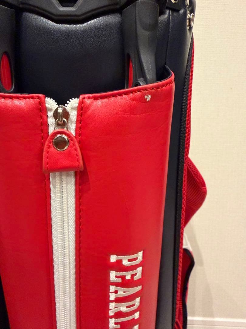 たとぅ〜ん パーリーゲイツ キャディバッグ トリコロール ヘッドカバー付き