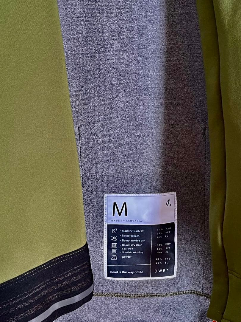 Isadore サイクルジャケット 緑と紺