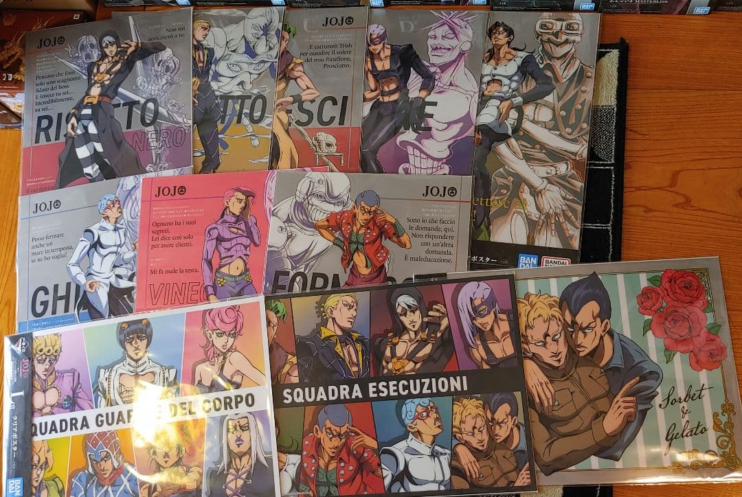 一番くじ ジョジョの奇妙な冒険 GOLDEN WIND -HITMAN TEAM