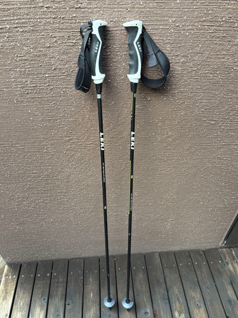 スキーストック　LEKI カーボン　115.5cm