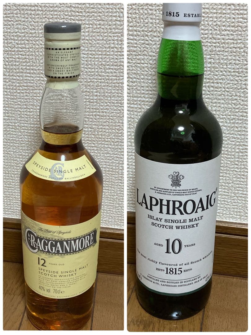 クラガンモア12年 イタリアラフロイグ10年