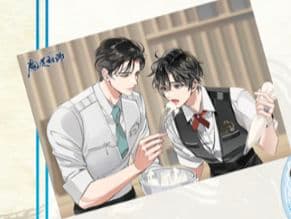 魔道祖師 カフェ 2024 A3クリアポスター バレンタイン バースデー 新春