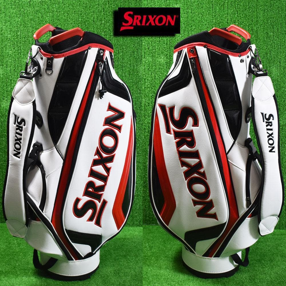SRIXON/スリクソン ゴルフ キャディバッグ９型【ホワイト】美品！
