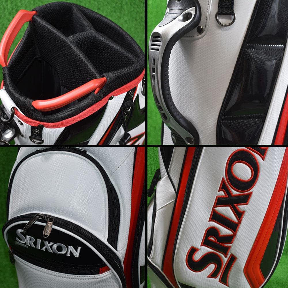 SRIXON/スリクソン ゴルフ キャディバッグ９型【ホワイト】美品！