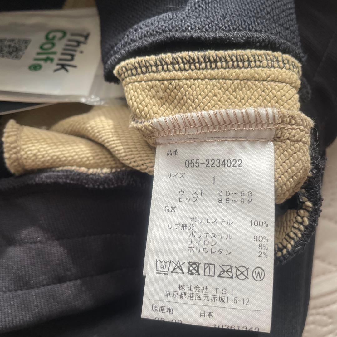 PEARLY GATES パーリーゲイツ　スウェットスカート　ブラック　サイズ1