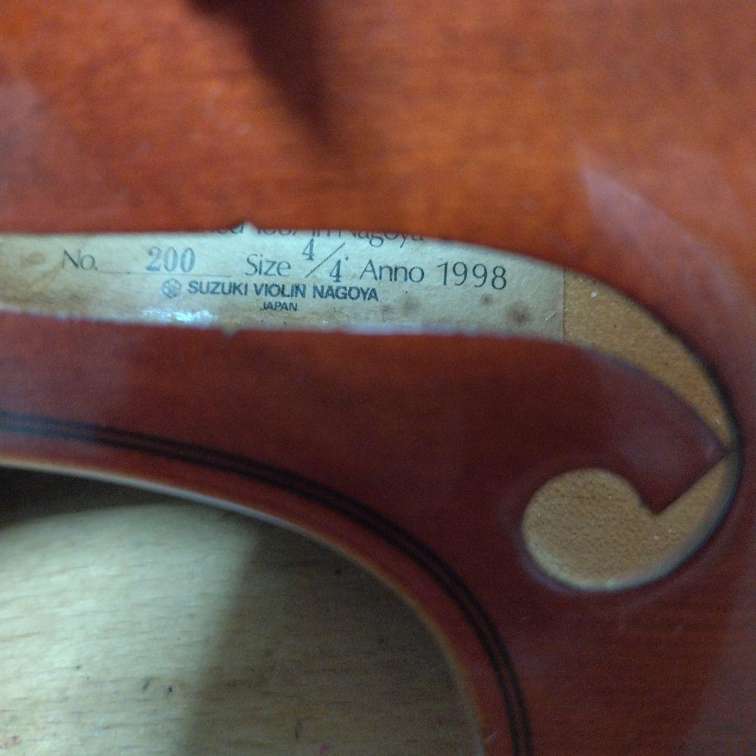 ♥大特価♥スズキバイオリン4/4 NO．200♥弓、ケース、松脂付き