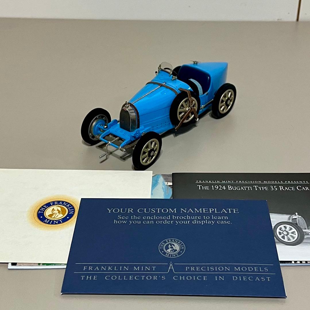 自動車 franklin mint BUGATTI TYPE 35 RACE CAR