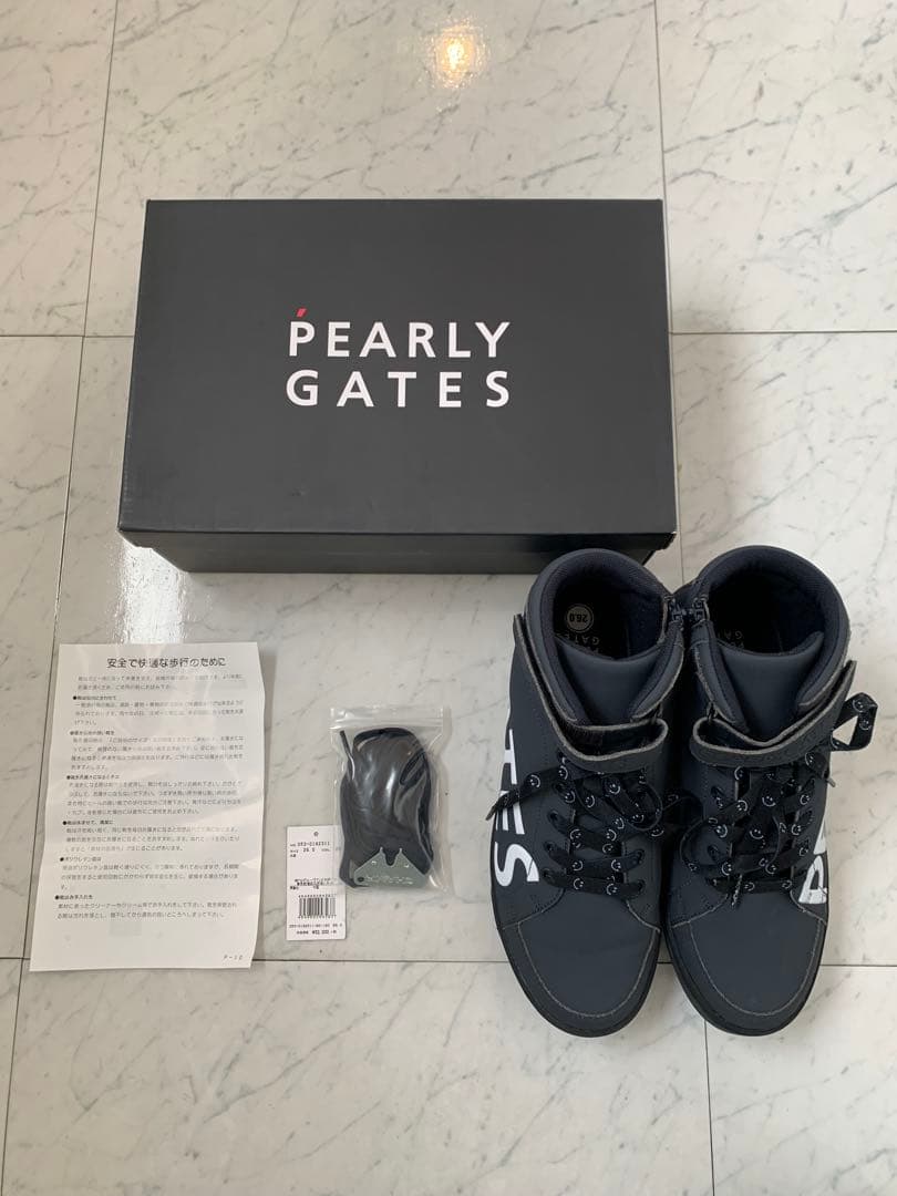 PEARLY GATES /パーリーゲイツ　ゴルフシューズ＋キャップ　26㎝