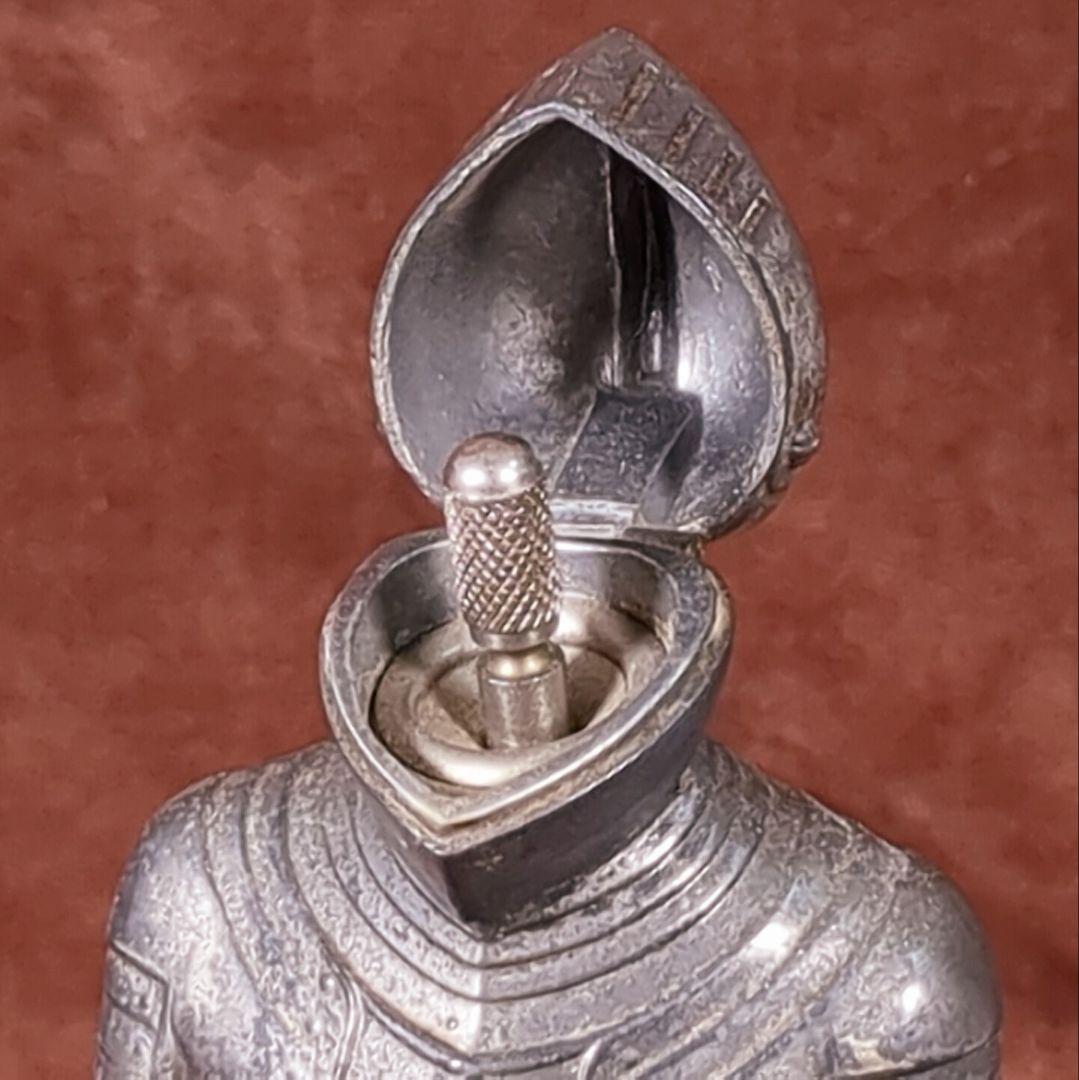 西洋騎士 スタチュー オイルマッチ（？）アンティーク雑貨