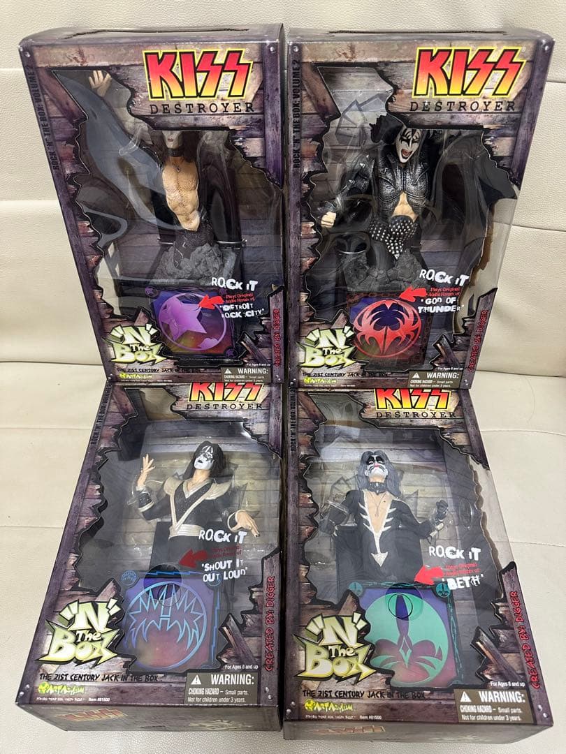 KISS DESTROYER フィギュア4体セット