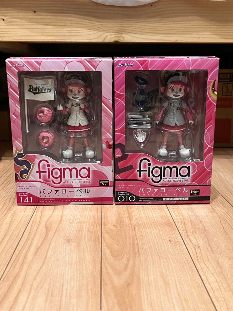 figma バファローベル ホーム　ビジター　2体セット　フィギュア　オリックス