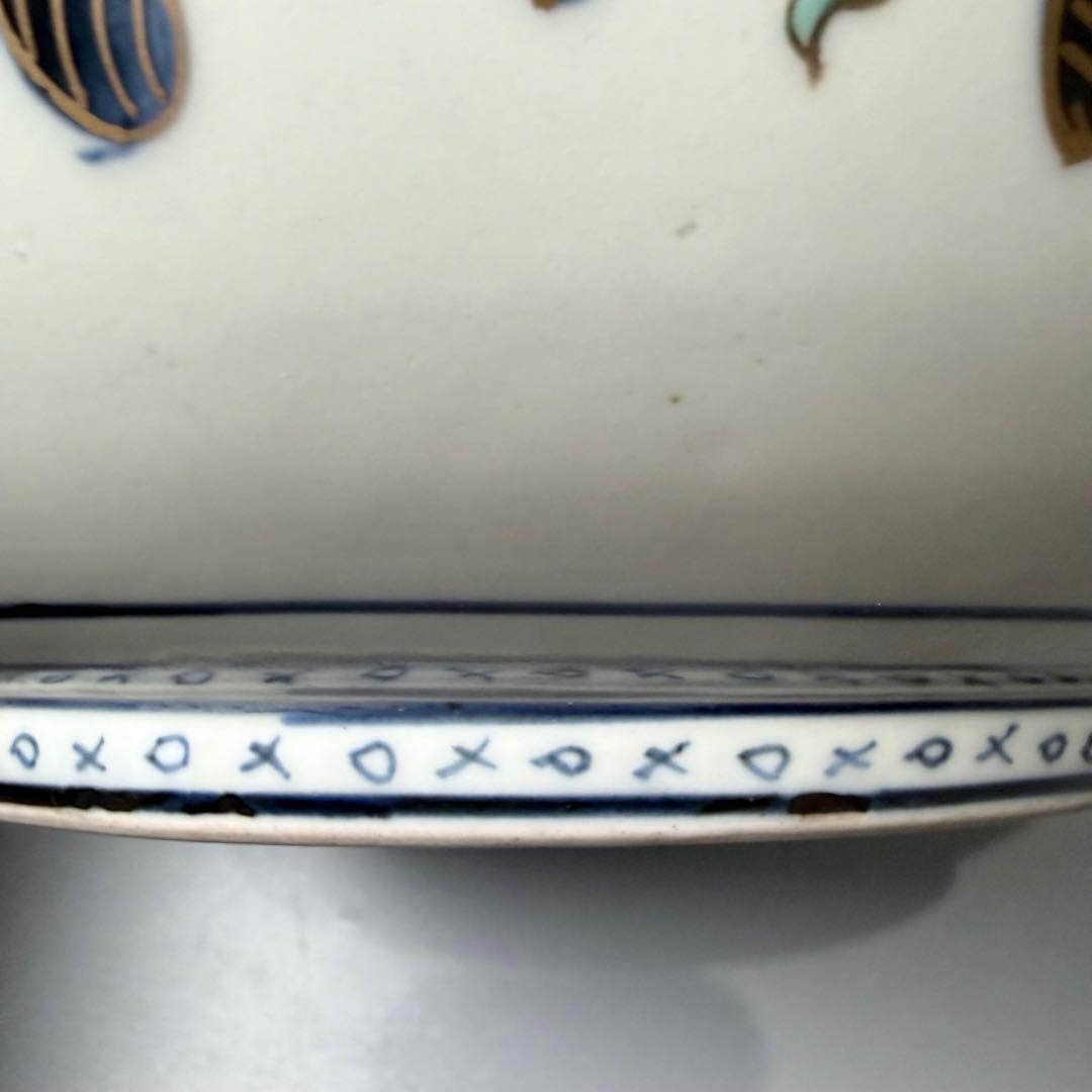 明治〜大正時代　アンティーク有田　極上品　色絵花草文様三ツ揃鉢　箱付　超絶技巧